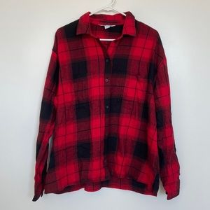 Old Navy Plaid Boyfriend Shirt - New with Tag